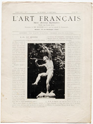 antique print from l'art francaise